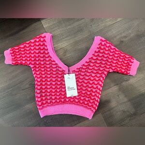 Zara Crochet Sweater NWT